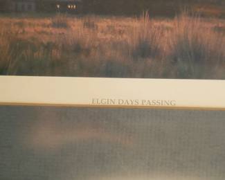 Michael Stack "Elgin Days Passing" signed print 203/1000