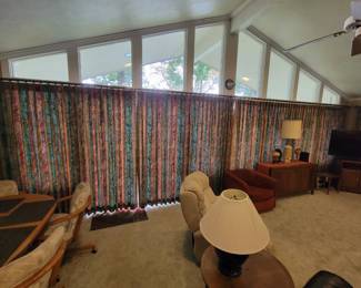 All drapery is for sale.