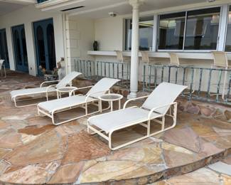 Brown Jordan chaise lounges