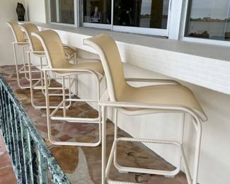 Brown Jordan bar chairs