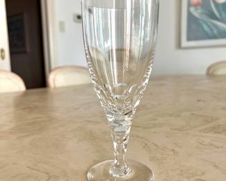 SCARCE ORREFORS CRYSTAL 6 1/2" CARINA  WINE GLASSES - 8 WHITE, 10 RED