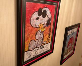 Vintage Disney framed puzzle