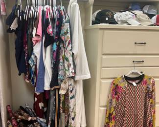 Lots of Johnny Was, Cabi, Anthropologie, Zara, North Face, Athleta