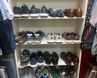 Men’s shoes: Cole Haan, Under Armour, Allen Edmonds, Donald Pluner, New Balance, Nike, On Cloud, Tecovas, Asics 