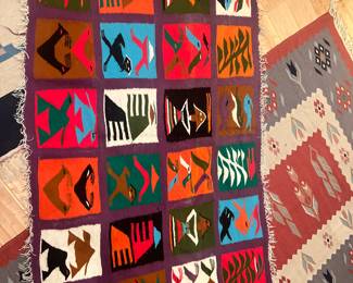 Hand knotted Kilim rugs 