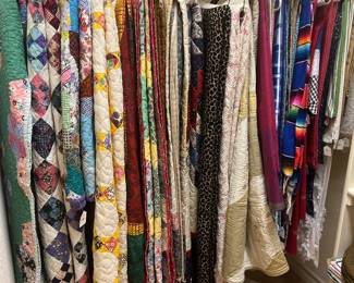 Amazing quilts, some hand stitched. The largest most beautiful selection of quilts!