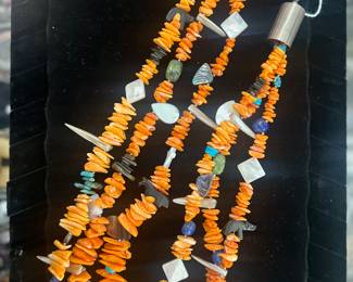 Oyster shell necklace