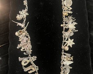 Amazing James Avery charm necklace with amazing assortment of charms