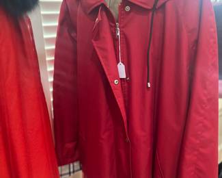 Burberry raincoat 