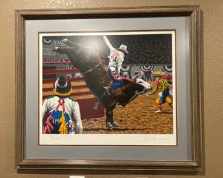 Rick Rush signed/numbered serigraph