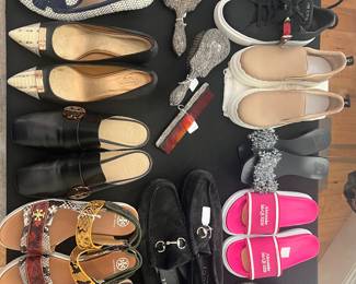 Prada, Chloe, Tory Burch, Alexander McQueen, Gucci men’s loafers, Burberry, Coach