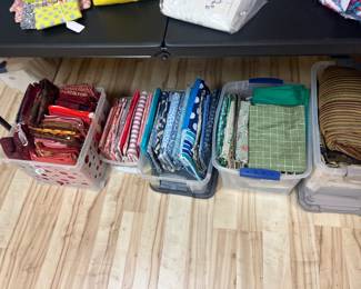 Fabric, fabric, more fabric!!