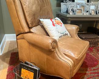 Hancock and Moore leather recliner (we have a pair, one is upstairs and one is downstairs)