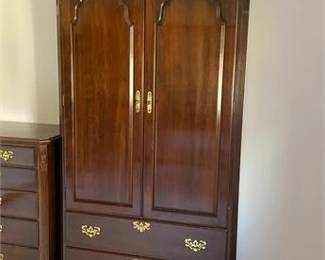 Ethan Allen Georgian Court Armoire 
