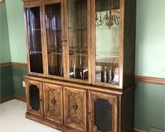 Lighted Buffet China Cabinet 