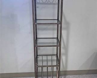 Decorative Glass Shelving Unit