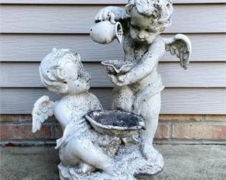 Cherub Garden Fountain