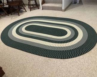Large Braided Area Rug 