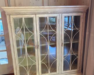 Glass door cabinet, display