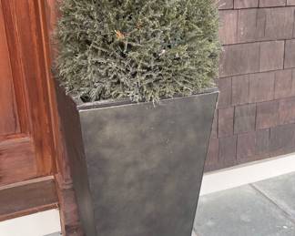 Outside Urn with foliage