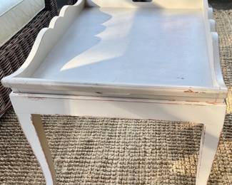 Distressed tray table