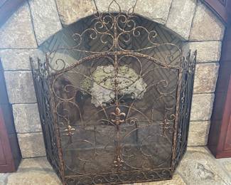 Fireplace screen