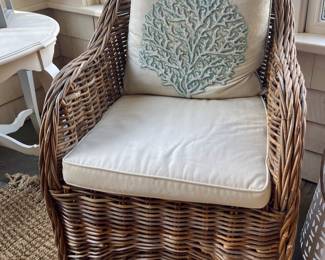 Lillian August Wicker Chair