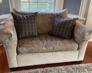 Love seat with sleeper