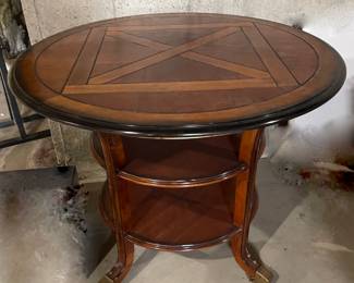 Decorative wood table