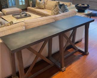 Zinc Top console table