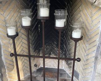 Fireplace candlebra