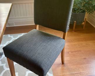 Dining chair with nail heads