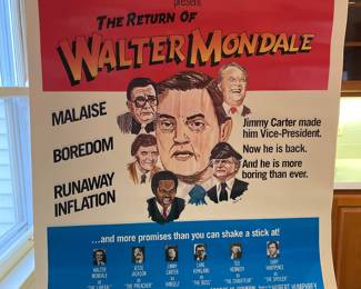 Walter Mondale  Poster