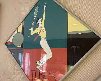 Lepas Tennis Poster (French)