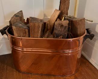 Copper Wood Caddy