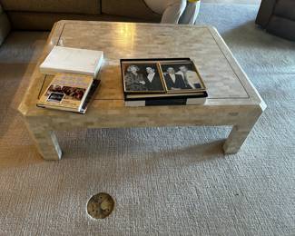  Vintage Maitland smith coffee table