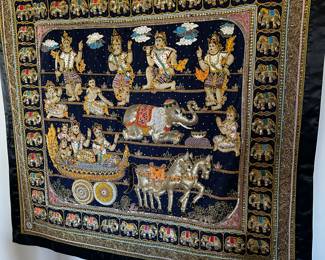 Indian Thai embroidery large