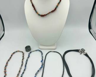 (5) Beautiful Necklaces & Ring Feat. Chicos