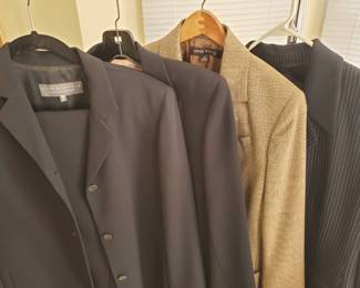(4) Coats With (4) Pant feat. Garfield & Marks
Four various suit jackets with four variety of slacks.