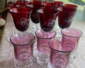 Cranberry glass 