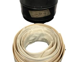 Exceptional 19th C Collar Box with Collars and Buttons