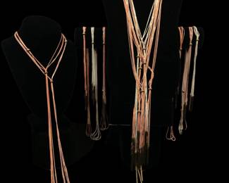 Collection Costume Jewelry Tassel Necklaces 