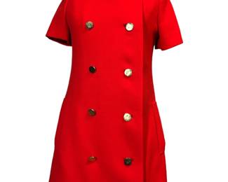 GUNTER PROJECT 2 1960'S Red Knit Dress 