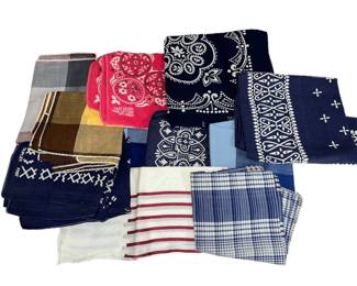 Collection Vintage Bandanas & Handkerchiefs