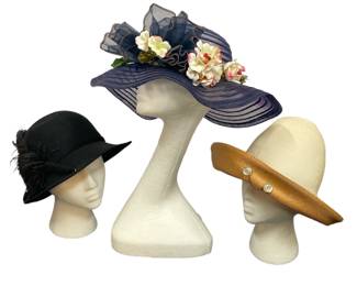 Ladies Vintage Hats 1940's-1950's, MARTE
