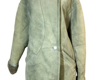 Ladies L Suede & Shearling Coat 