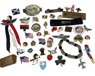 Collection United Airlines Stewardess Pins & Brooches