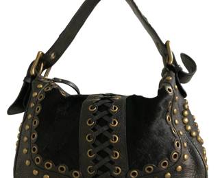 ISABELLA FIORI Hendrix Studded Leather Handbag