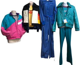 Collection Vintage 1980s Ski Suits, Jackets, Sweaters