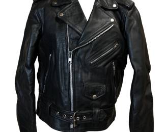 Vintage Leather Motorcycle Jacket 